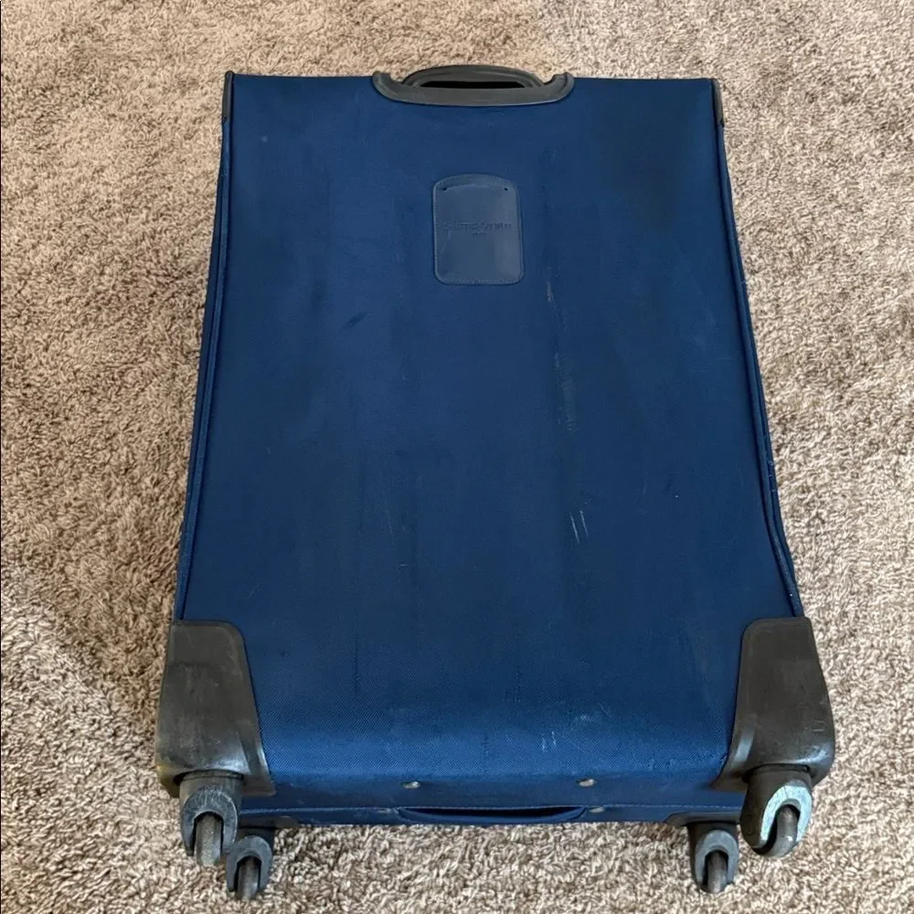 Samsonite Navy Blue Softshell Expandable Spinner Suitcase 20150410 4500254976